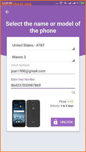 Unlock Mobile screenshot