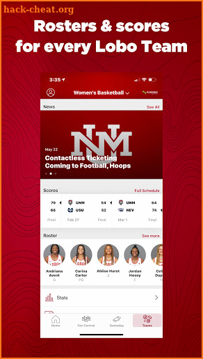 UNM - Lobo Sports App screenshot