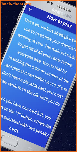 Uno online screenshot