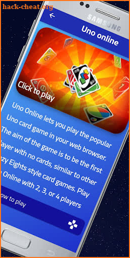 Uno online screenshot