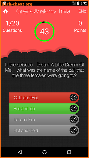 Unofficial Grey's Anatomy Quiz Trivia Game screenshot