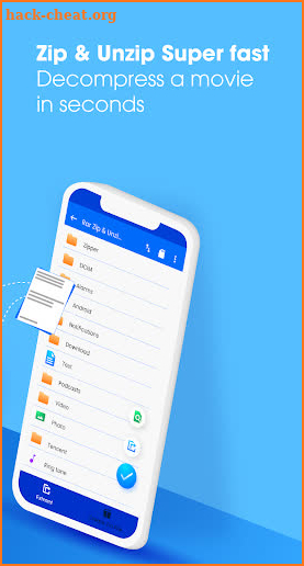 Unrar Unzip & Zip File Reader Extract File Manager screenshot