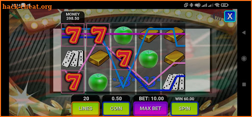 Unreal 777 slots machine screenshot