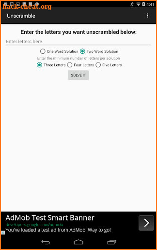Unscramble Letters and Words screenshot