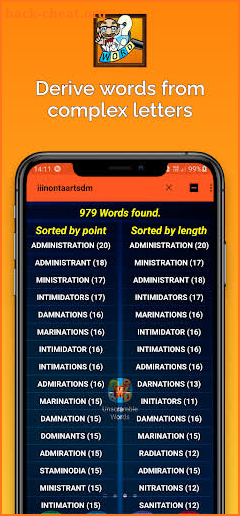 Unscramble Words screenshot