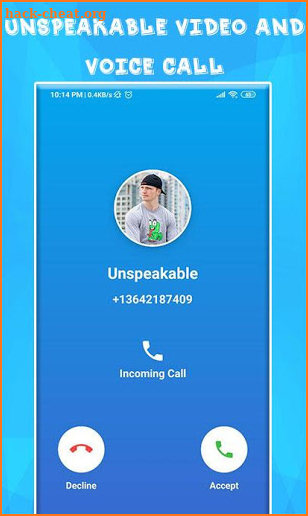 Unspeakable Toys Fake Call & Video screenshot