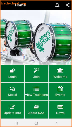 UNT Alumni Association screenshot