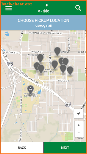 UNT e-ride screenshot