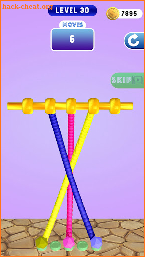 Untangle Rope 3d: untie the knot and master tangle screenshot