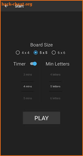 Untitled Word Game - a Boggle App screenshot