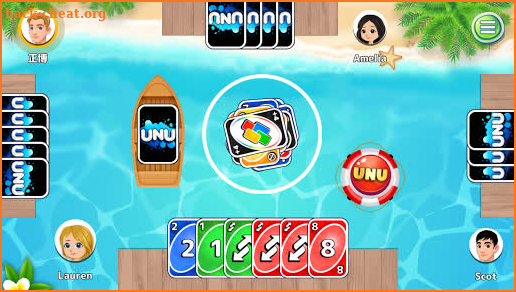 UNU - Crazy 8 Card Game: Card War on the Beach screenshot