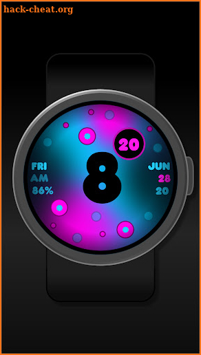 UP IN SPACE Watch Face VS222 screenshot