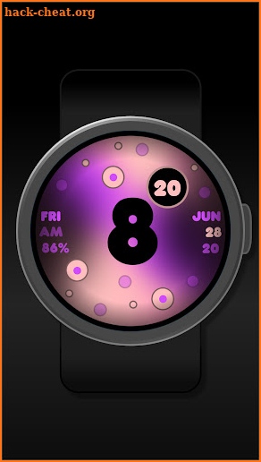 UP IN SPACE Watch Face VS222 screenshot