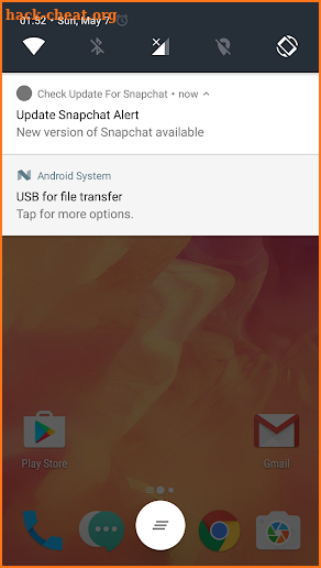 Update Check for Snapchat screenshot