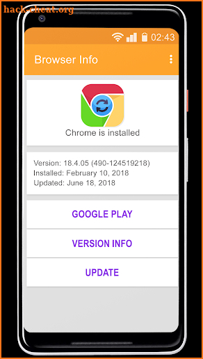 Update for Chrome screenshot