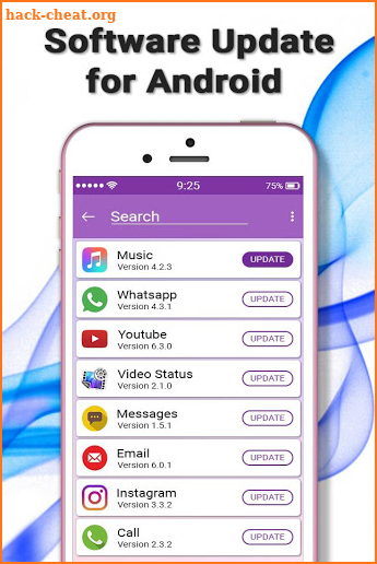 Update Software for Android Mobile screenshot