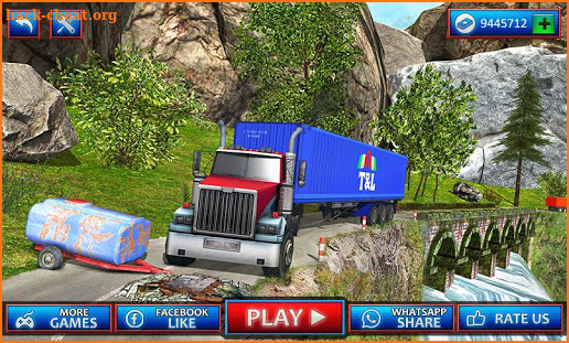 Uphill Cargo Transport Truck Driver 2019 screenshot