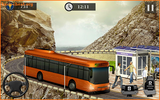 Uphill Off Road Bus Driving Simulator - Bus Games screenshot