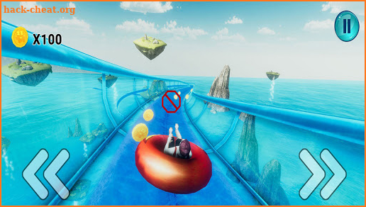 Uphill Rush Aqua Water Park Slide Racing Games screenshot