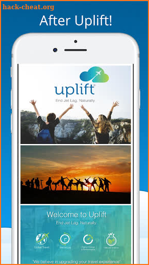 Uplift - Travel Without Jet Lag. screenshot