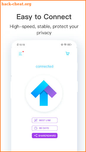 Upnet VPN screenshot