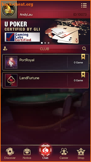 UPoker screenshot