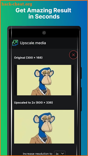 Upscale.media screenshot