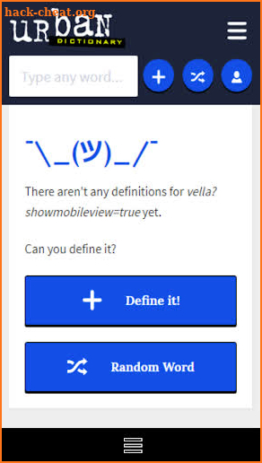 urban dictionary screenshot