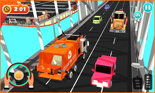 Urban Garbage Truck Driving - Waste Transporter screenshot