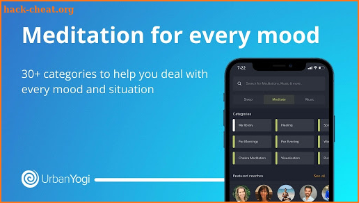 UrbanYogi - Meditate, Sleep & Relax screenshot
