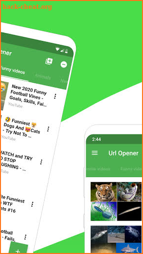 URL opener app screenshot