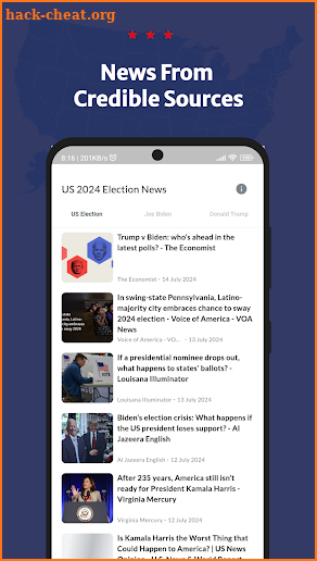 US 2024 Election News screenshot