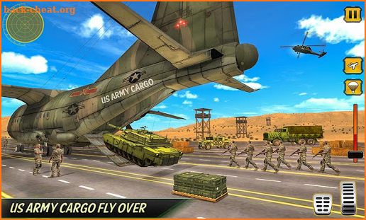 US Army Cargo Transport : Military Plane Games screenshot