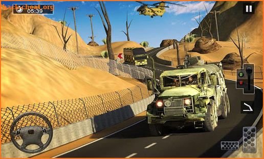 US Army Cargo Truck Transport Military Bus Driver screenshot