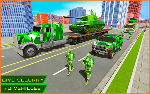 US Army Humvee Jeep Car Transporter - Parking Game screenshot