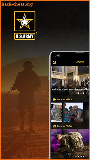 U.S. Army News and Information. screenshot