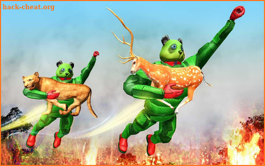 US Army Panda Robot Hero Transform : Animal Rescue screenshot