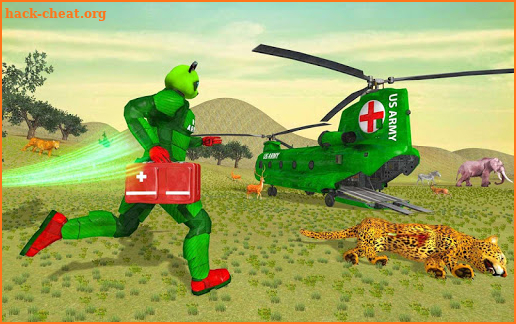 US Army Panda Robot Hero Transform : Animal Rescue screenshot