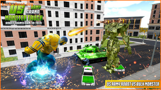 US Army Robot Monster Truck War screenshot