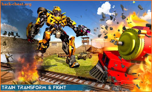 US Army Robot Transform Train Robot Games screenshot