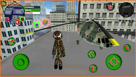 US Army Stickman Rope Hero screenshot