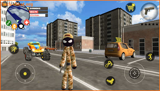 US Army Stickman Rope Hero counter OffRoad screenshot