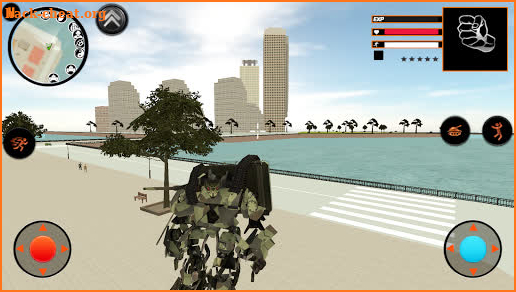 US Army Tank Transform Robot Shooting War screenshot