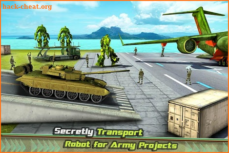 US Army Transport Game - Robot Transformation Tank screenshot