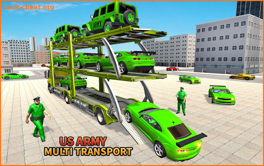 US Army Transport Truck: Multi Level Parking Games screenshot