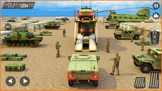 US Army Vehicle Transporter 3D screenshot