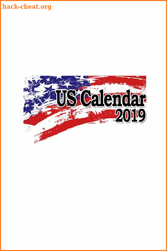 US Calendar 2019 screenshot