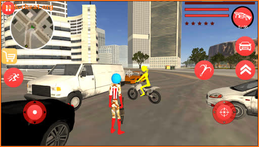 US Capitain Army Stickman Rope Hero Gangstar Crime screenshot