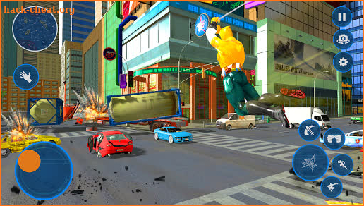 US Captain Hero: Miami rope hero rescue city games screenshot