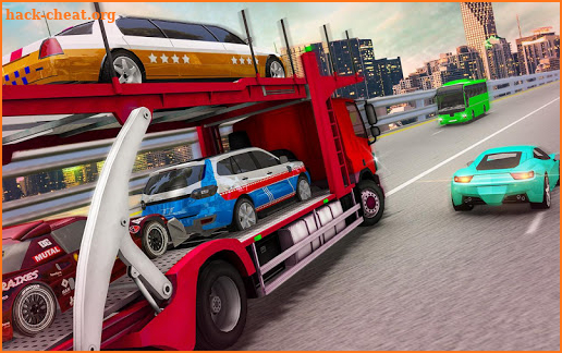 US Car Transporter Trailer Truck: New Parking Game screenshot